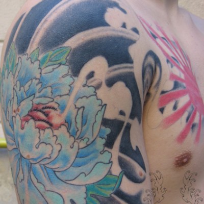 Tatuaj Floare_Japanese Tattoo, tatuaje bucuresti